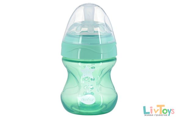 Детская Антиколикова бутылочка Nuvita NV6012 Mimic Cool 150мл зеленый