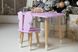 Фиолетовый прямоугольный столик и стульчик детский бабочка. Фиолетовый детский столик