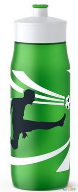 Дитяча пляшка для пиття (0,6 л, зелена/декор Футбол"), Tefal