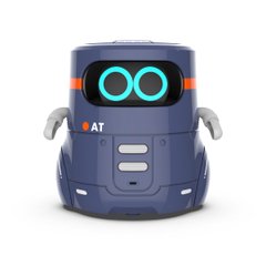 Розумний робот з сенсорним керуванням та навчальними картками - AT-ROBOT 2 (темно-фіолетовий, озвуч.укр)