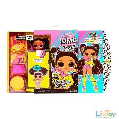 Игровой набор с куклой L.O.L. SURPRISE! серии "O.M.G. Sports Doll" &ndash; ГИМНАСТКА (с аксессуарами)