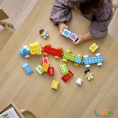 Конструктор LEGO DUPLO Creative Play Поїзд із цифрами Вчимося рахувати 23 деталі (10954)