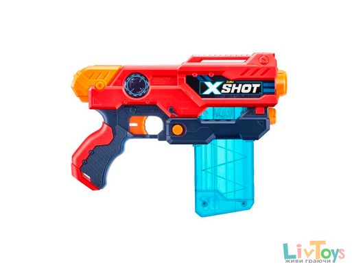 Швидкострільний  бластер для дітей  EXCEL Hurricane X-Shot Red (16 патронів)