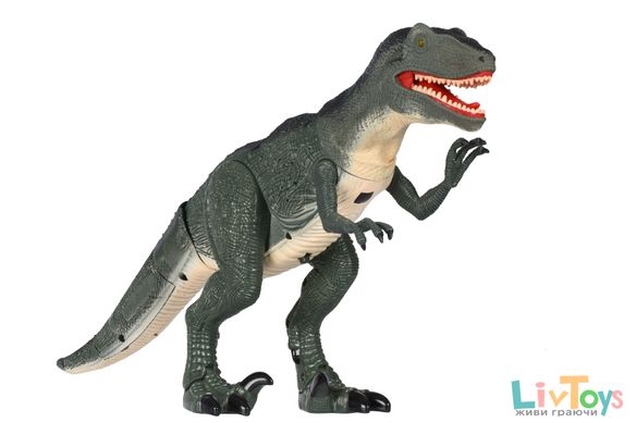 Динозавр Same Toy Dinosaur World Тиранозавр зеленый (свет, звук) RS6124Ut