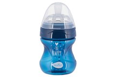 Детская Антиколикова бутылочка Nuvita NV6012 Mimic Cool 150мл темно-синяя