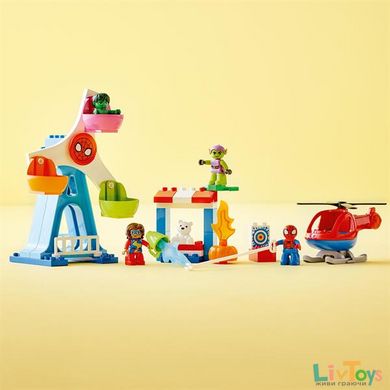 Конструктор LEGO DUPLO Super Heroes Людина-павук і друзі Пригоди на ярмарку 41 деталь (10963)