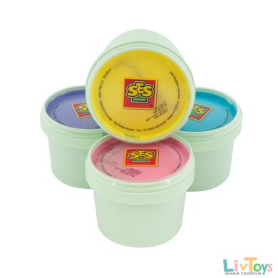Пальчикові фарби серії "Еко" - ЮНІ ХУДОЖНИЦІ (4 кольори, у пластикових баночках)