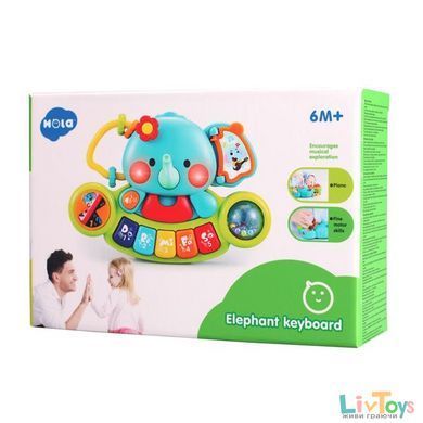 Музична іграшка Hola Toys Піаніно-слоник (A3135)