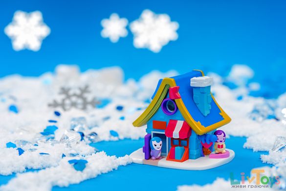Ігрова фігурка Jazwares Nanables Small House Зимовий дивосвіт, Книгарня Біля каміна