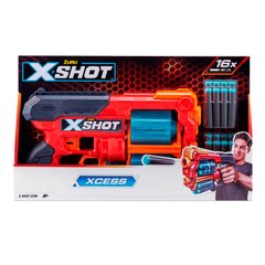 X-Shot Red Скорострельный бластер EXCEL Xcess TK-12 (16 патронов)