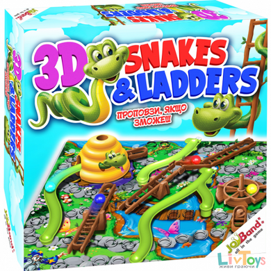 Настільна гра бродилка: змійки і драбинки (40405)