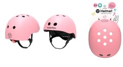 Захисний шолом для дівчинки Yvolution 2021 розмір S Рожевий 44-52 см