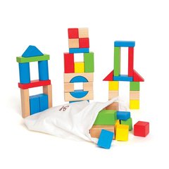 Набір дерев'яних блоків кольорових Hape (E0409)