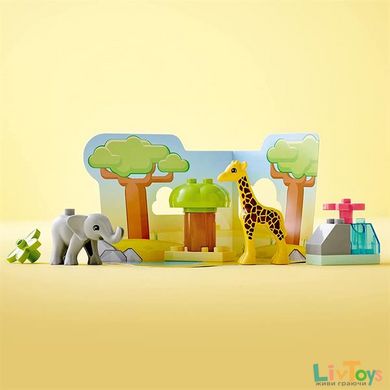 Конструктор LEGO DUPLO Animals Дикі тварини Африки 10 деталей (10971)