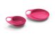 Тарелка для кормления Nuvita Easy Eating 2шт. розовая, глубокая и мелкая NV8461Pink