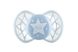 Пустышка ортодонтическая Nuvita NV7064 Air55 Cool 0m + "звезда", голубая