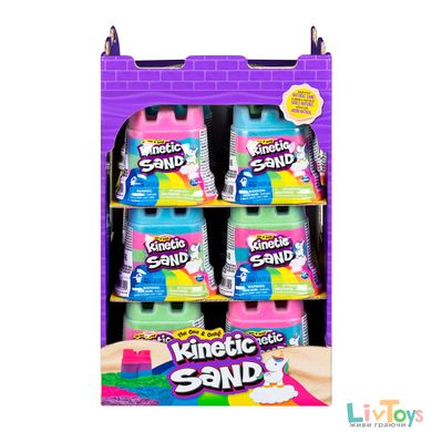 Песок для детского творчества - KINETIC SAND МИНИ-КРЕПОСТЬ (разноцветный, 141 g)