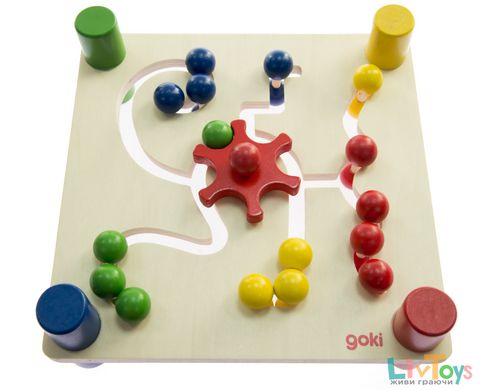 Розвиваюча гра goki Різнокольорові кулі 58913