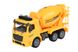 Машинка енерціонная Same Toy Truck Бетонозмішувач жовта зі світлом і звуком 98-612AUt-2