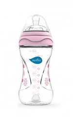Бутылочка для кормления Nuvita Mimic 250 мл 3м + Антиколикова, розовая NV6030Pink