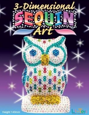 Набор для творчества Sequin Art 3D New Owl SA1409