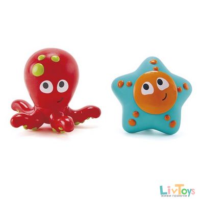 Набор игрушек для ванны и бассейна Hape Осьминог и морская звезда (E0213)