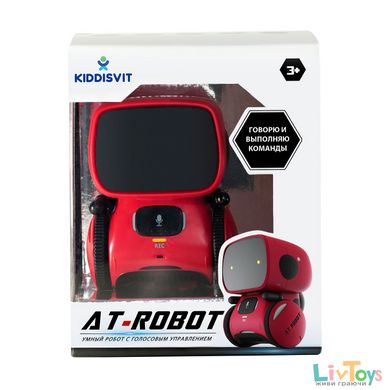 Интерактивный робот с голосовым управлением – AT-ROBOT (красный озвуч. рос.)