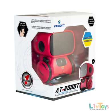 Интерактивный робот с голосовым управлением – AT-ROBOT (красный, озвуч.укр.)