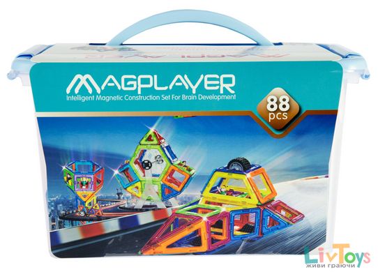 Дитячий конструктор MagPlayer 88 од. (MPT-88)