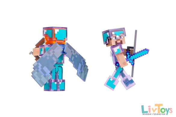 Колекційна фігурка Steve & Alex, набір 2 шт., Minecraft
