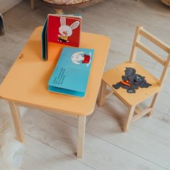 Детский стол и стул. Стол с ящиком и стульчик. Для учебы, рисования, игры