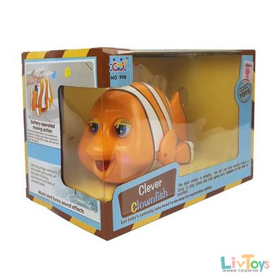 Музична іграшка Huile Toys Рибка-клоун (998)