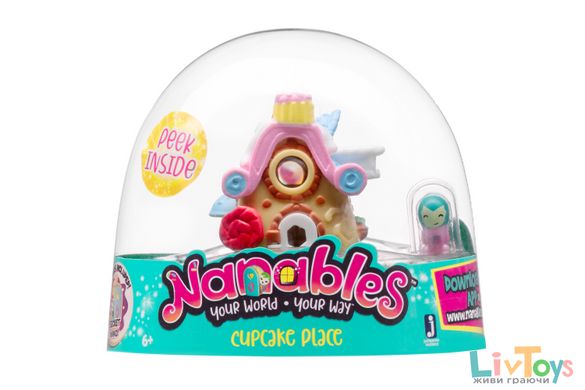 Ігрова фігурка Jazwares Nanables Small House Містечко солодощів, Кондитерська Найкращі капкейки