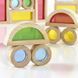 Игровой набор блоков Guidecraft Block Play Маленькая радуга, 5 см, 40 шт. (G3083)