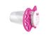 Пустышка ортодонтическая Nuvita NV7084 Air55 Cool 6m + "LITTLE GIRL" ярко-розовая