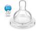Соска силіконова Avent Classic+ середній потік 2шт 3+ SCF633/27