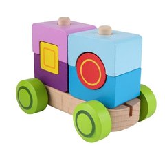 Поїзд дерев'яний з кубиками Hape (E0417)