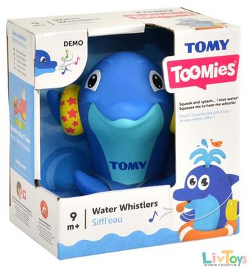 Игрушка для ванны Toomies Дельфин-пищалка (E72359)