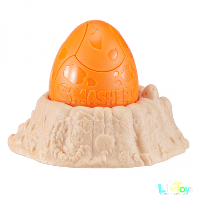 Іграшка у наборі з аксесуарами яйці тиранозавр Smashers (7448B)