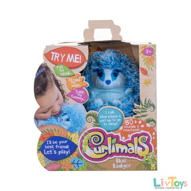 Інтерактивна іграшка Curlimals – Борсук Блу арт 3710