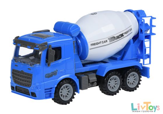 Машинка енерционная Same Toy Truck Бетоносмеситель синий 98-612Ut-2