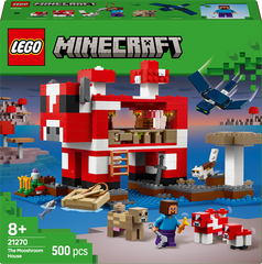 Конструктор LEGO Minecraft Грибной дом 500 деталей (21270)