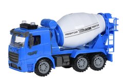 Машинка енерционная Same Toy Truck Бетоносмеситель синяя со светом и звуком 98-612AUt-1