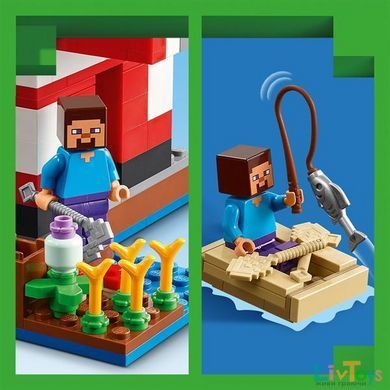 Конструктор LEGO Minecraft Грибной дом 500 деталей (21270)