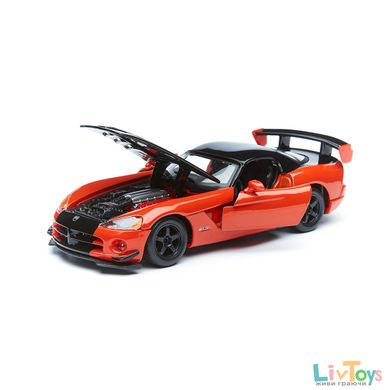 Автомодель - DODGE VIPER SRT10 ACR (ассорти оранж-черн металлик, красн-черн металлик, 1:24)