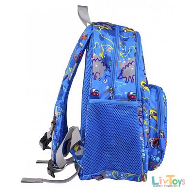 Рюкзак з Динозаврами Синій Upixel Futuristic Kids School Bag Dinosaur (U21-001-B)