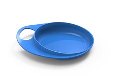 Тарелка для кормления Nuvita Easy Eating мелкая 2шт. синяя NV8451Blue