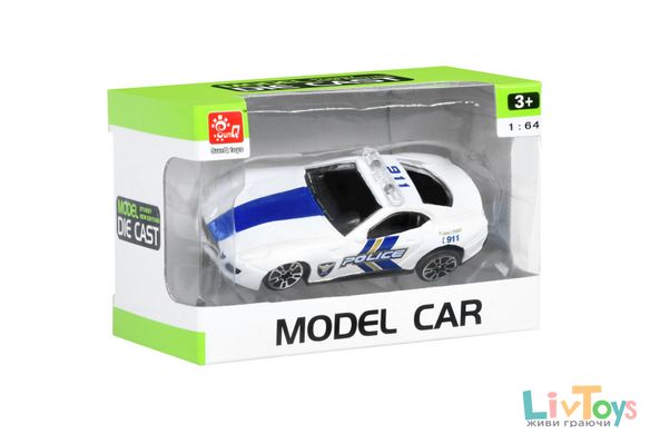 Машинка Same Toy Model Car поліція біла SQ80992-But-1