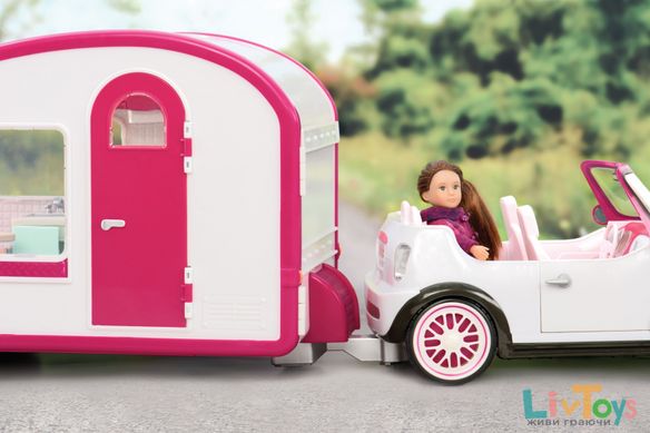 Транспорт для ляльок LORI Кемпер рожевий LO37011Z