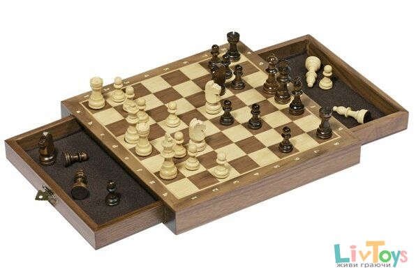 Настольная игра goki Шахматы с ящичками 56919G